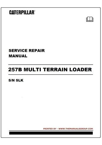 257b cat skid steer|cat 257b maintenance manual.